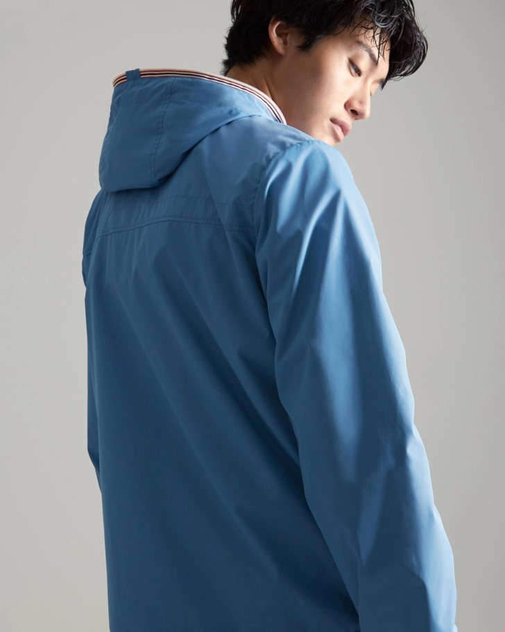 Hunter Men's Recycled Lightweight Packable Jacket Stornoway Blue