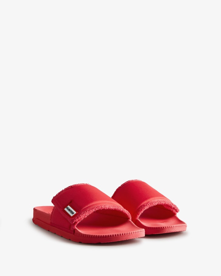Hunter Women's Adjustable Slides Rowan Pink
