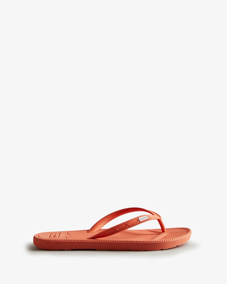 Hunter Women's Flip Flops Sun-Cup Orange