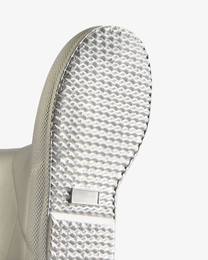 Hunter Kids First (18 Months-8 Years) Metallic Rain Boots Silver