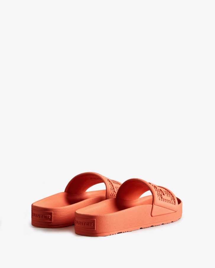 Hunter Women's BLOOM Slides Sun-Cup Orange