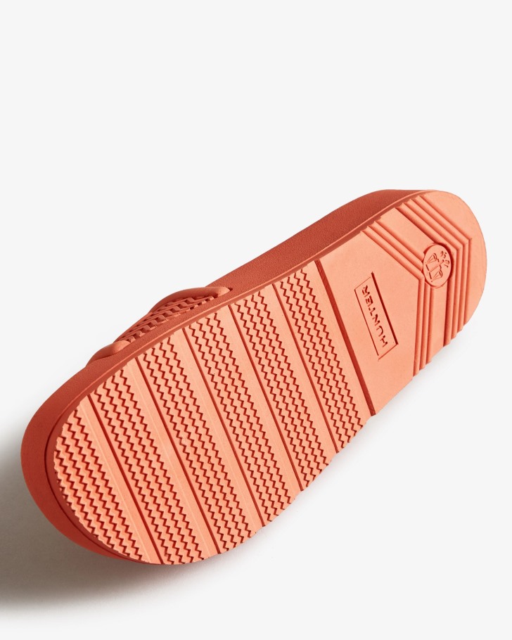 Hunter Women's BLOOM Slides Sun-Cup Orange