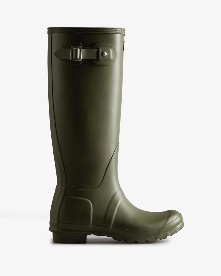 Hunter Women's Original Tall Rain Boots Olive Leaf