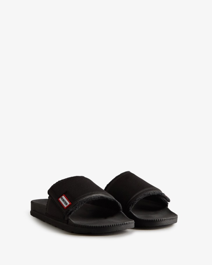 Hunter Women's Adjustable Slides Black