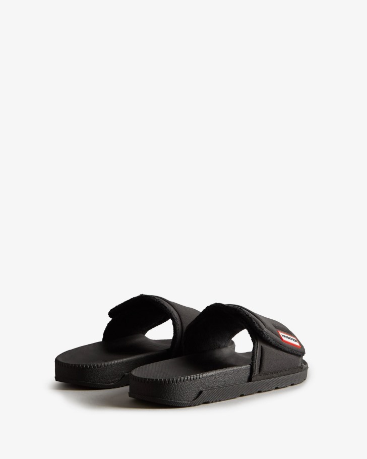 Hunter Women's Adjustable Slides Black