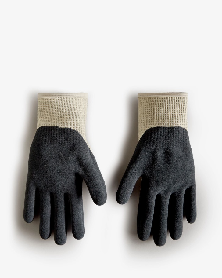 Hunter Rubberized Gardening Gloves Navy