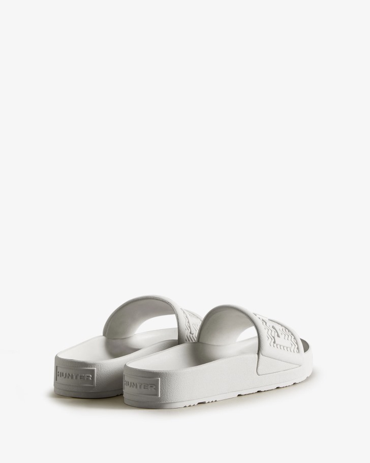Hunter Women's BLOOM Slides White