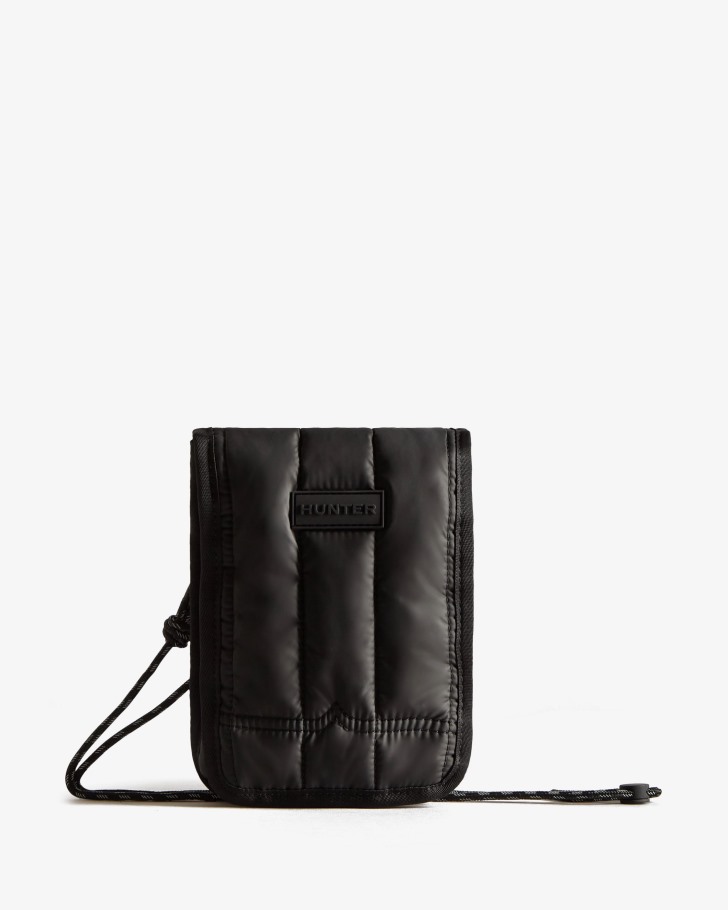Hunter Intrepid Puffer Phone Pouch Black