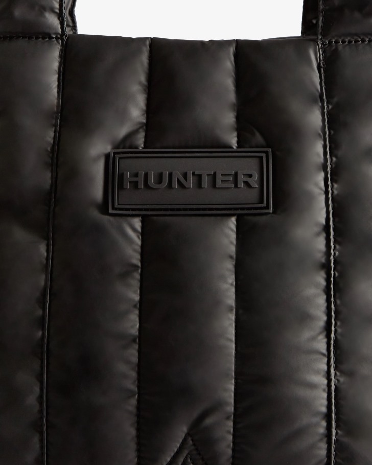 Hunter Intrepid Puffer Tote Bag Black