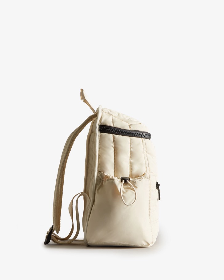 Hunter Intrepid Puffer Backpack White Willow