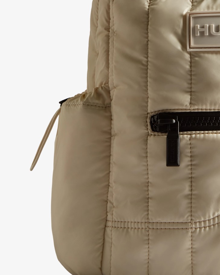 Hunter Intrepid Puffer Backpack White Willow