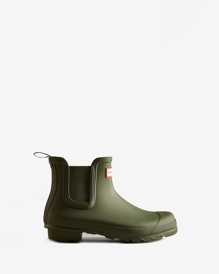 Hunter Women's Original Chelsea Boots Olive Leaf